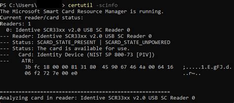 how to check for certificates in smart card|certutil asking for smart card.